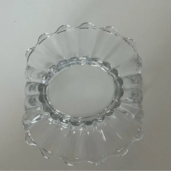 Heisay Vintage Crystolite Handled Snack / Trinket Dish 1937-1957 - Picture 5 of 6